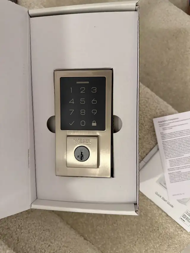 Weiser SmartCode Touchpad Electronic Deadbolt601857871725219841