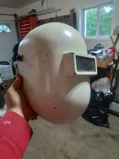 Old school welding helmet, View more
