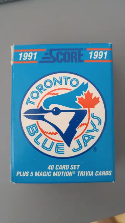 1991 Score Toronto Blue Jays Card set - complete 40 card set, View more