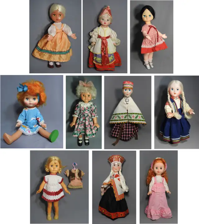 VINTAGE USSR SOVIET UNION DOLLS 1960'S - 70'S - 80'S in Arts & Collectibles in City of Toronto - Image 2