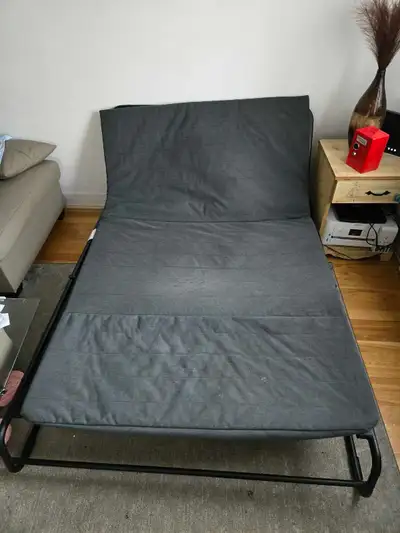lit pliable & matelas propre simple ideal pour camping , View more