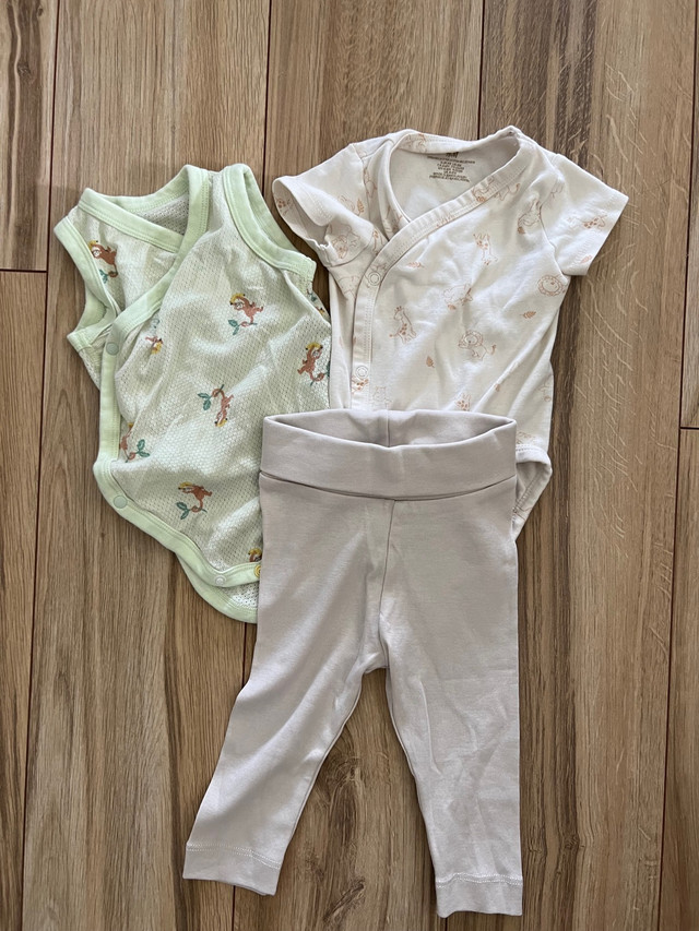 5 gender neutral kimono style onesies for 6 months  in Clothing - 3-6 Months in Peterborough - Image 2
