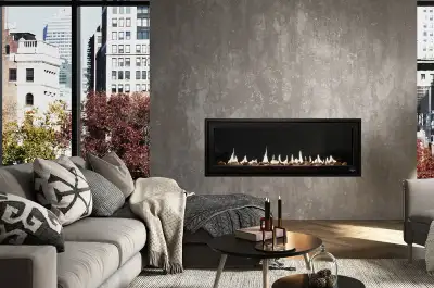 Valcourt L48 Linear Gas Fireplace - Demo Model Sale SAVE $2000, View more