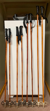 Nordick Ski poles Bamboo/ Alpine "Bamboo+