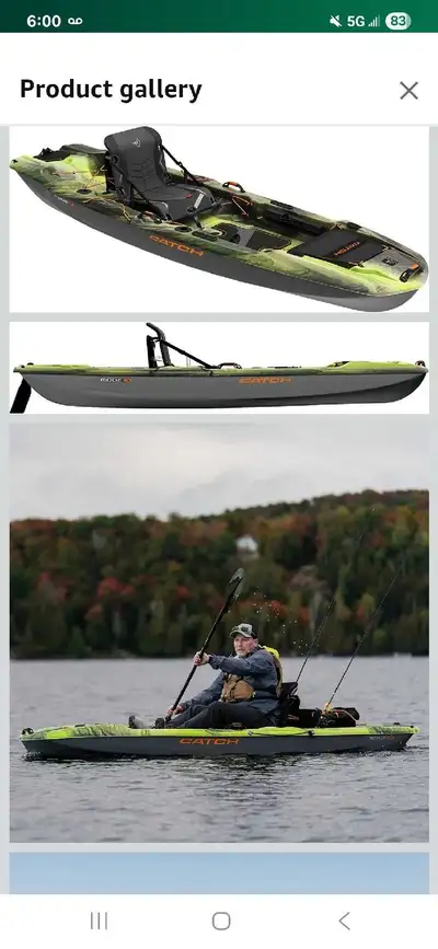 I have a pelican catch 110 fishing kayak with trolling motor and battery and battery case almost bra...
