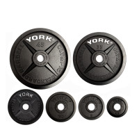 2.5lb-100lb York Cast Iron Precision Milled Olympic plates NEW