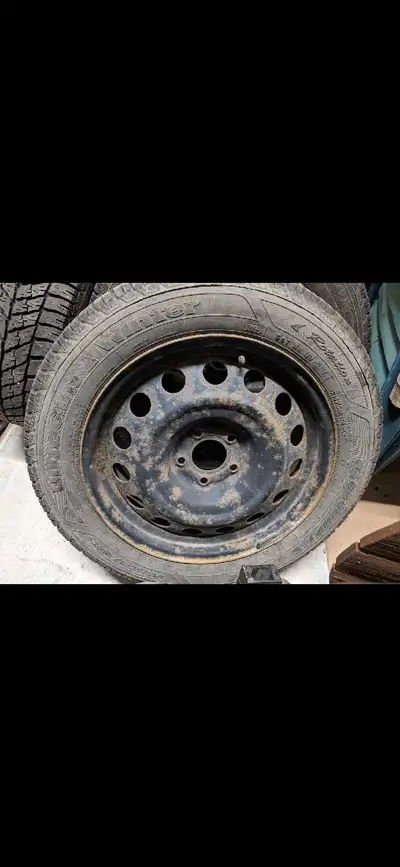 Tires and rims came off a Toyota Camry. Lots of tread left. Tires starting to get dry rot. Will get...