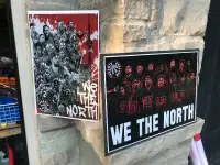 2 TORONTO RAPTORS WE THE NORTH THICK POSTERS - HAVE A LOOK -
