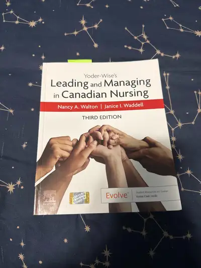 Barely used. Only a sticky note put in. Went to BVC used it for NURSING TRENDS & ISSUES. Message me...