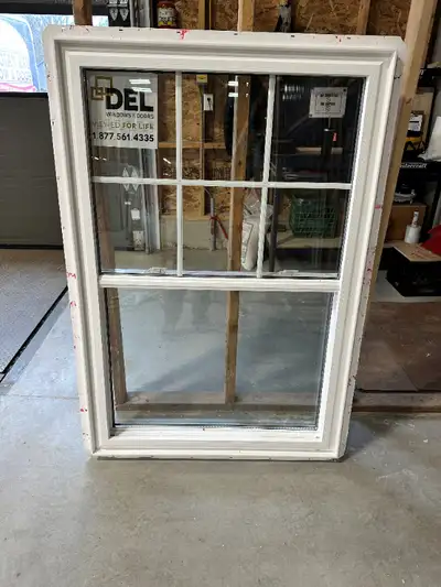 38" x 56" Grills in top sash Slim brickmould with nail fin 3/4 drywall return $300.00 EACH #094