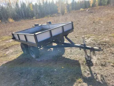 Trailer with double axle, 6'×8'.4 inch.