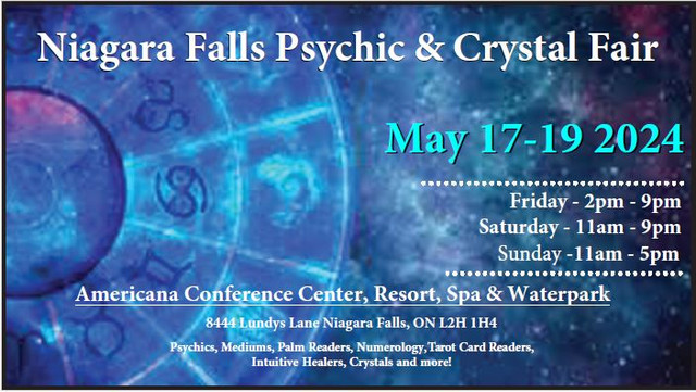 Niagara Falls Psychic &amp; Crystal Fair in Events in St. Catharines