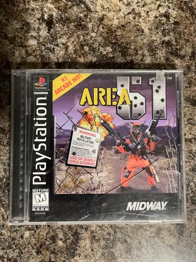 Area 51 (Sony PlayStation 1, 1995) PS1 complete , View more
