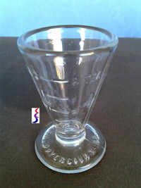Antique Glass Dose Cup W. F. Cantelon Dovercourt Rd. Dosage