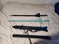 Anime metal swords for display