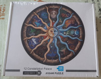 1000 Pcs Zodiac Horoscope, Astrology, Circular Jigsaw Puzzles