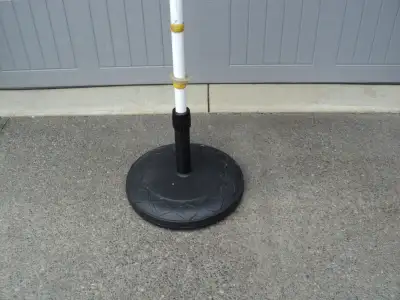 30lb Patio Stand with UPRIGHT Pole if needed (Calls Only Please), View more