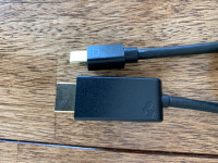 HDMI TO MINI DISPLAY PORT CABLE  (COMPUTER) - 9 1/2 FEET LONG