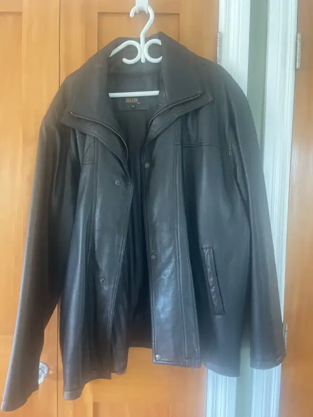 Men’s leather jacket  in Men's in Edmonton - Image 2