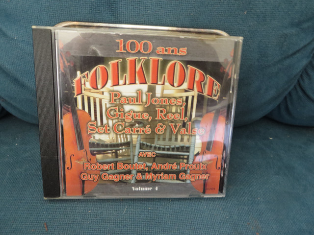 C.D.  Folklore 100 ans  et de 25 Tounes de Chez Nous dans CD, DVD et Blu-ray  à Ville de Québec