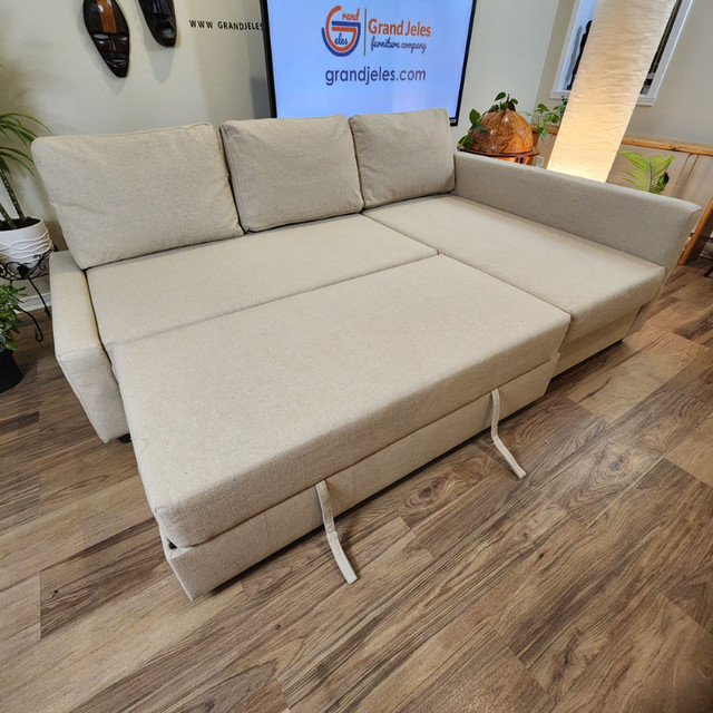 Renewed Reversible Beige IKEA Sectional Sofa Bed + FREE DELIVER Sofas et futons Ville de