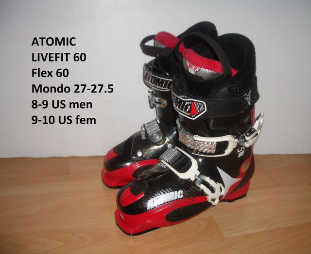 Bottes de ski alpin  ATOMIC  LiveFit60 Ski Boots downhill - 9-10 dans Ski  à Ville de Montréal