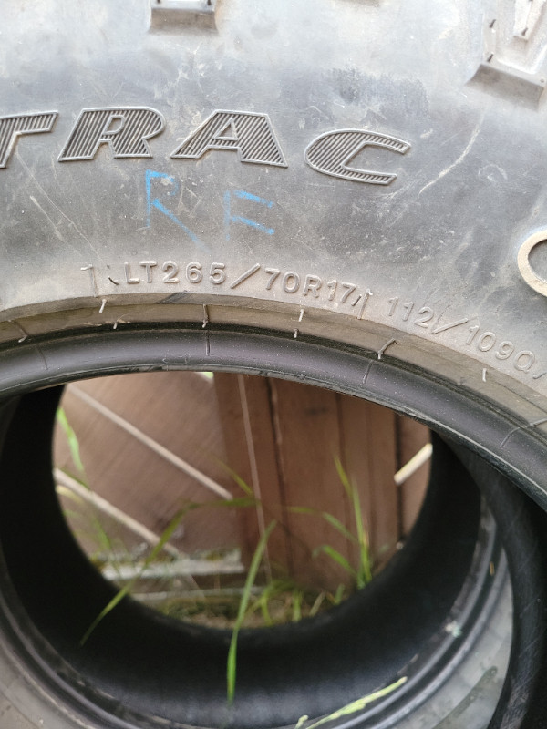 For Sale: Goodyear wrangler duratrac in Tires & Rims in Vanderhoof - Image 3