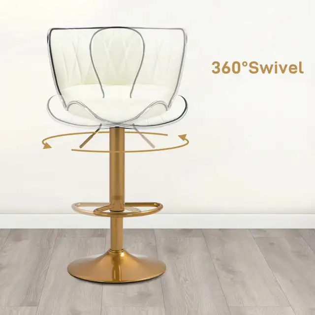 Counter Height Bar Stool, Adjustable Height Bar Chairs in Chairs & Recliners in Markham / York Region - Image 5