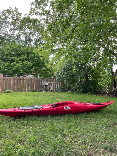 Beautiful riot stealth kayak in excellent condition. Adjustable bench and leg rests 12’ 4 “ long. Wo...