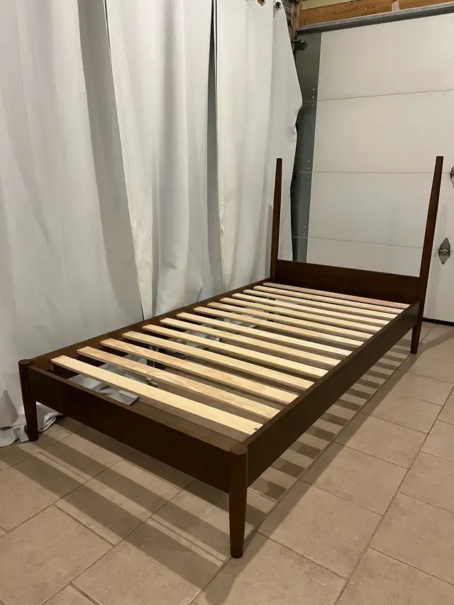 Mid-Century Modern Twin Bed Frames (6avail.) Part headboard miss in Beds & Mattresses in Truro - Image 6
