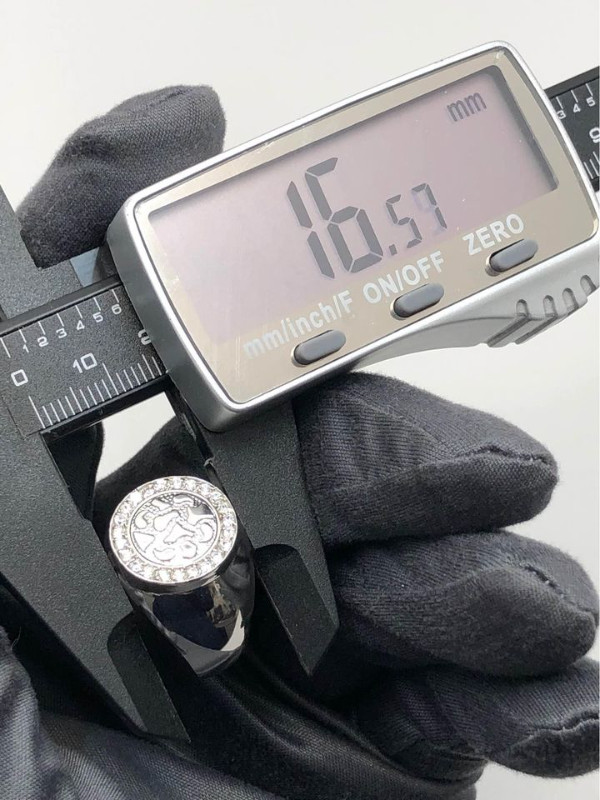 NEUVE Bague homme en or blanc 10k & Zircons 8.37 grammes dans Bijoux et montres  à Ville de Montréal - Image 4