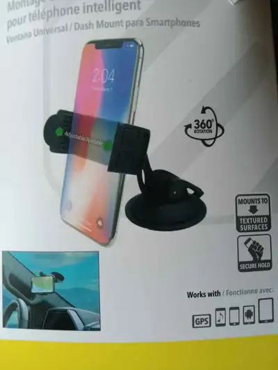 Car cell phone holder. Can be picked up in Cameron or meet up in Lindsay or Fenelon Falls.
