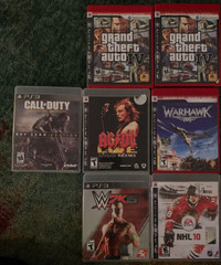 PS3 Video games used. $10 each