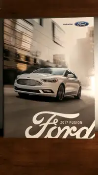 2017 Ford Fusion Factory Sales Brochure