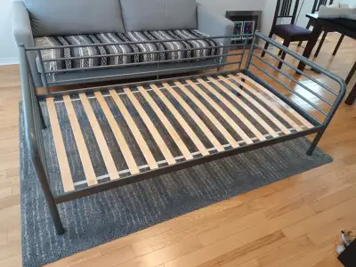 Twin metal bed frame, View more