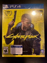 Cyberpunk 2077 PS4 Steelbook Sealed