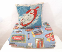 Coca-Cola 5' x 7' Comforter and Throw Pillows (Sliding Bears)