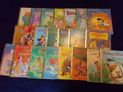 17 DISNEY-Little Golden Book-vintage children's books, View more
