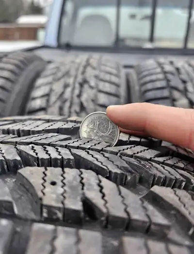 Selling a set of Firestone Winterforce 205/55R16 winter tires. Tires are in solid shape with good tr...