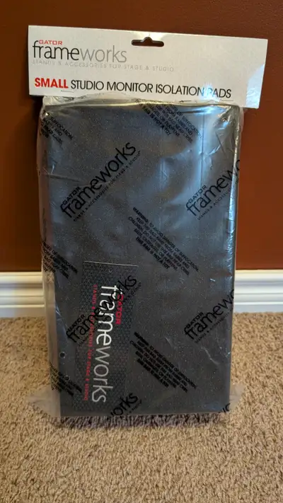Gator Frameworks small studio monitor isolation pads, View more