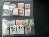 Chinese stamp collection from 1950s to 1980s.