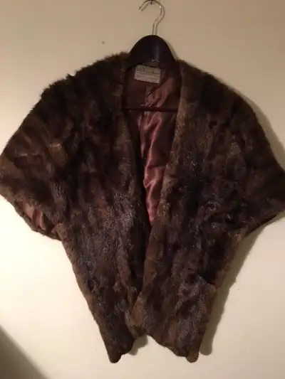 Mink Shawl Excellent Condition Asking $50
