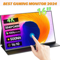 16-inch 4K Touchscreen Portable Monitor 100%DCI-P3 500Nit 16:10
