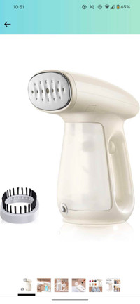 Bear Steamer for Clothes, 1300W Handheld Clothes Steamer,Garment