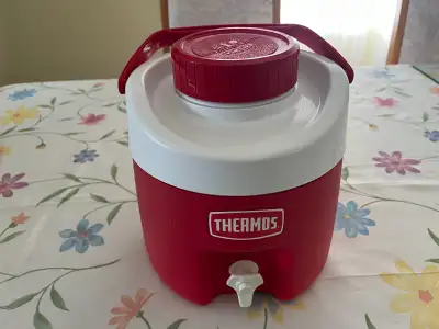 Red and White Thermos 4 litre jug, View more