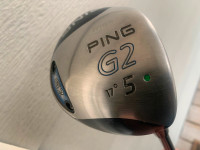 PING G2 5 Wood [ 17 *] Soft Regular Shaft Right Hand Golf Club R