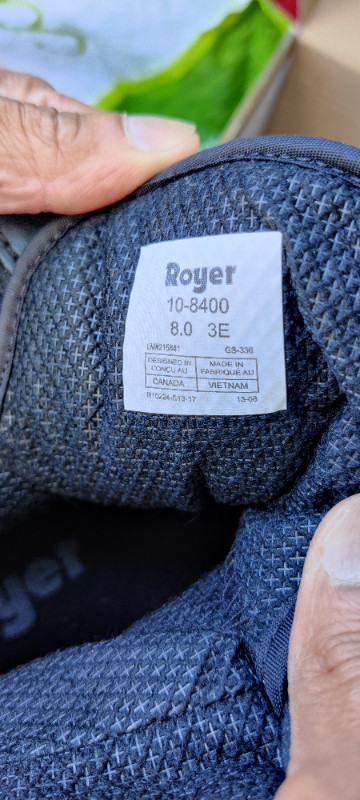 Royer Men's 6" Composite Toe Safety Boot 10-8400 (SIZE 8) in Men's Shoes in Mississauga / Peel Region - Image 3