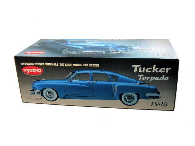 RARE Kyosho 1948 Tucker Torpedo Blue 1:18 Diecast Model Car | Arts