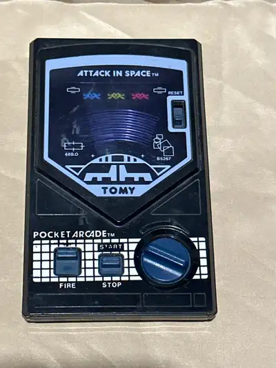 Vintage  TOMY ATTACK IN SPACE POCKET ARCADE Japan mfg. toy, View more