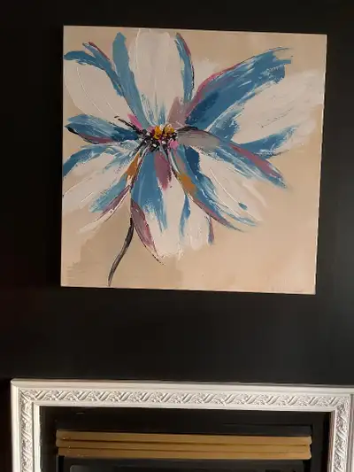 New large flower canvas wall picture, View more